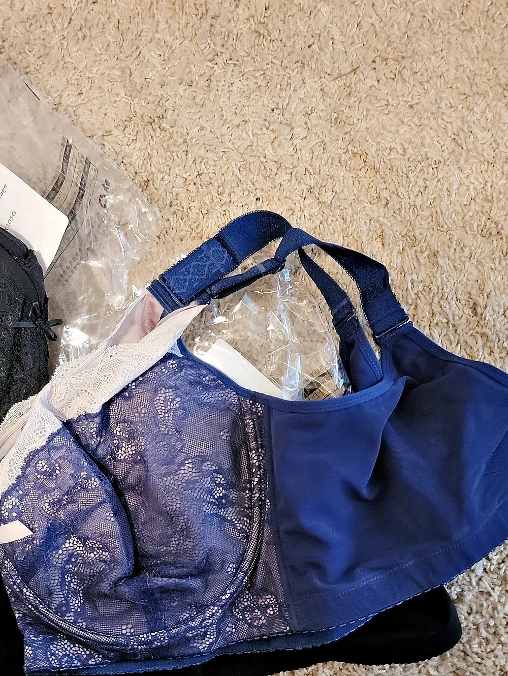 Three Chantelle Soft-Wire Lace Uplift Bra-Warrior Lace Bras 44DD NWT